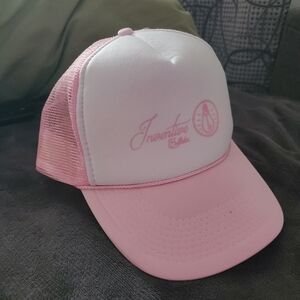 Pink and White Trucker Hat
